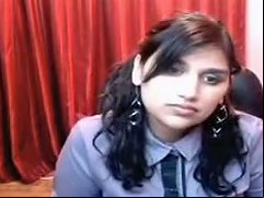 Slutty Office Bitch From India Strips On Webcam With ion