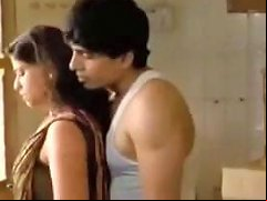 Indian Beauty Allows Her Lover To Kiss Her Body Indoors